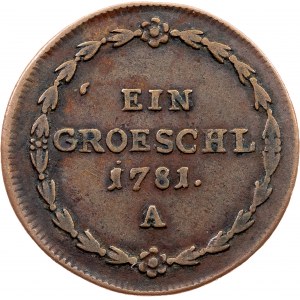 Joseph II., 1 Gröschl 1781, A