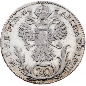 Joseph II., 20 Kreuzer 1784, C