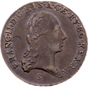 Franz I. (II.), 1 Kreuzer 1800, S, Smolnik