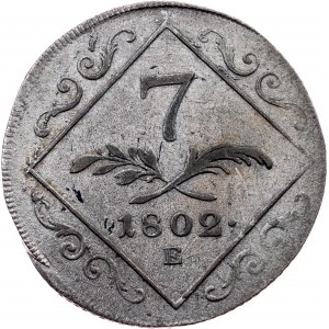 Franz I. (II.), 7 Kreuzer 1802, E, Karlsburg