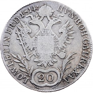 Franz I. (II.), 20 Kreuzer 1814, C