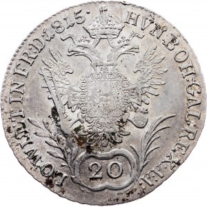 Franz I. (II.), 20 Kreuzer 1815, G, Nagybánya