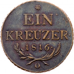 Franz I. (II.), 1 Kreuzer 1816, O, Oravica