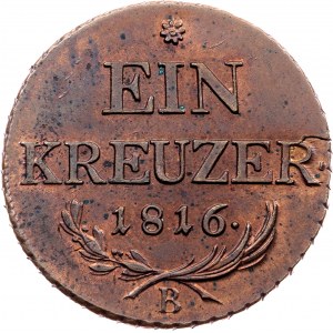 Franz I. (II.), 1 Kreuzer 1816, B, Kremnitz