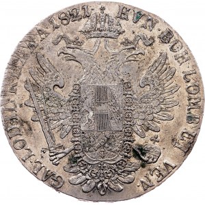 Franz I. (II.), 1 Thaler 1821, E, Karlsburg