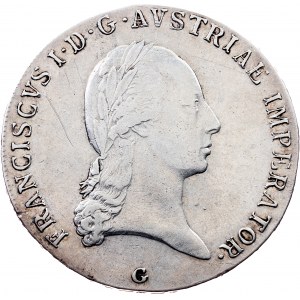 Franz I. (II.), 1 Thaler 1823, G, Nagybánya