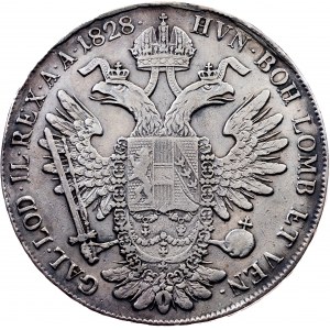 Franz I. (II.), 1 Thaler 1828, B, Kremnitz