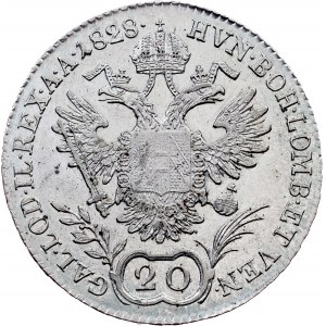 Franz I. (II.), 20 Kreuzer 1828, A, Vienna
