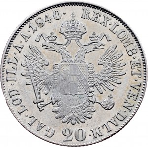 Ferdinand V., 20 Kreuzer 1840, C