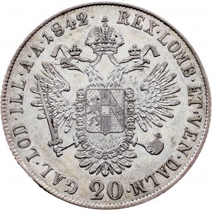 Ferdinand V., 20 Kreuzer 1842, C
