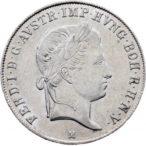Ferdinand V., 20 Kreuzer 1843, M, Milan