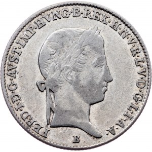 Ferdinand V., 10 Kreuzer 1843, B, Kremnitz
