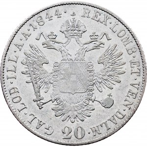 Ferdinand V., 20 Kreuzer 1844, C, Prague