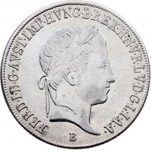 Ferdinand V., 20 Kreuzer 1845, B, Kremnitz