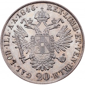 Ferdinand V., 20 Kreuzer 1846, C