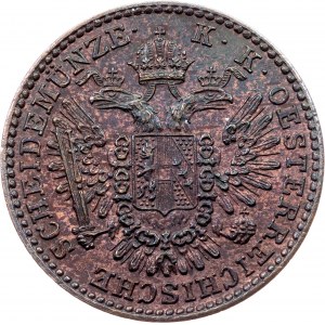 Franz Joseph I., 1/2 Kreuzer 1851, A, Vienna
