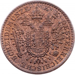 Franz Joseph I., 1/2 Kreuzer 1851, B, Kremnitz