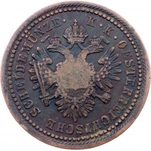 Franz Joseph I., 1 Kreuzer 1851, G, Günzburg