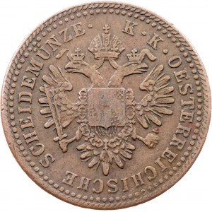 Franz Joseph I., 1 Kreuzer 1851, E, Karlsburg