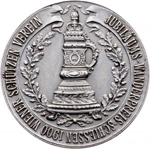 Franz Joseph I., Shooting medal 1900, Vienna