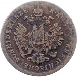 Franz Joseph I., 5/10 Kreuzer 1860, V, Benátky