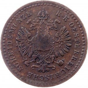 Franz Joseph I., 5/10 Kreuzer 1861, B, Kremnitz