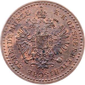 Franz Joseph I., 5/10 Kreuzer 1864, B, Kremnitz