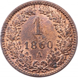 Franz Joseph I., 1 Kreuzer 1860, A, Vienna