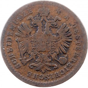Franz Joseph I., 1 Kreuzer 1860, E, Karlsburg