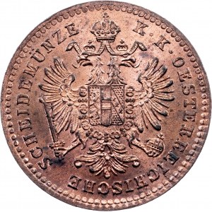 Franz Joseph I., 1 Kreuzer 1861, A, Vienna