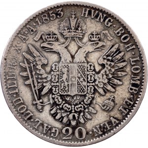 Franz Joseph I., 20 Kreuzer 1853, C