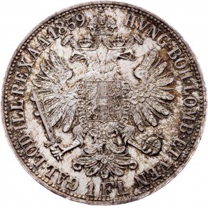 Franz Joseph I., 1 Gulden 1859, B, Kremnitz