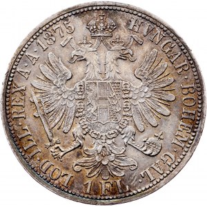 Franz Joseph I., 1 Gulden 1875, Vienna