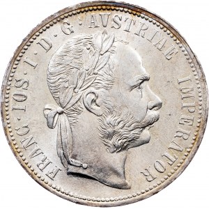 Franz Joseph I., 1 Gulden 1878, Vídeň