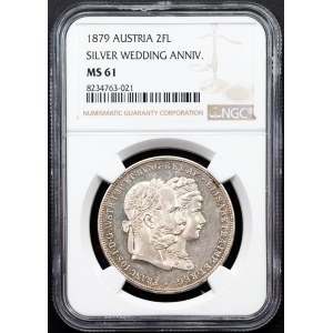 Franz Joseph I., 2 Gulden 1879, Vienna