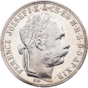 Franz Joseph I., 1 Forint 1884, KB, Kremnitz