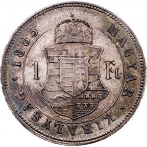 Franz Joseph I., 1 Forint 1885, KB, Kremnitz