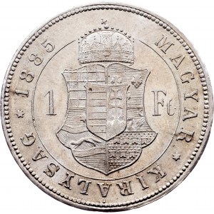 Franz Joseph I., 1 Forint 1885, KB, Kremnitz