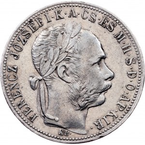 Franz Joseph I., 1 Forint 1887, KB, Kremnitz