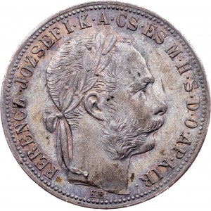 Franz Joseph I., 1 Forint 1887, KB, Kremnitz