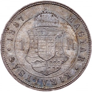 Franz Joseph I., 1 Forint 1887, KB, Kremnitz