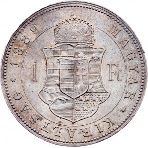 Franz Joseph I., 1 Forint 1889, KB, Kremnitz