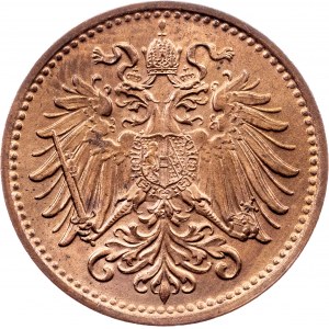 Franz Joseph I., 1 Heller 1896, Vienna
