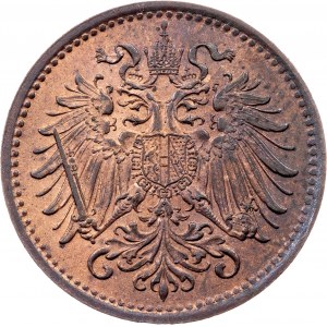 Franz Joseph I., 1 Heller 1897, Vienna