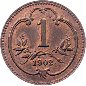Franz Joseph I., 1 Heller 1902, Vienna