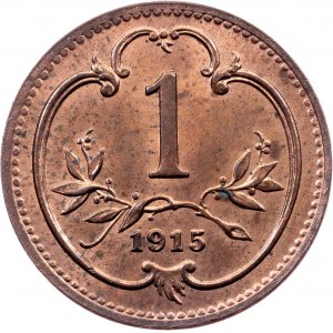Franz Joseph I., 1 Heller 1915, Vienna