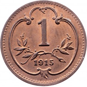 Franz Joseph I., 1 Heller 1915, Vienna