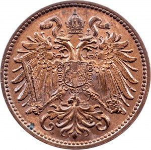 Franz Joseph I., 2 Heller 1900, Vienna