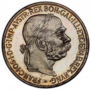 Franz Joseph I., 5 Kronen 1907, Vienna
