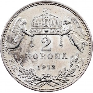Franz Joseph I., 2 Korona 1912, KB, Kremnitz